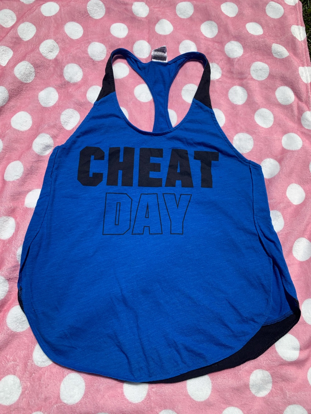 VS Pink CHEAT DAY tank Sz s